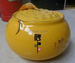 找茶葉罐生產(chǎn)商 茶葉包裝罐 紅釉 結(jié)晶釉