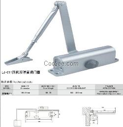 90°不定位闭门器力进关门器，液压闭门器