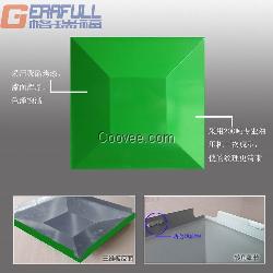 岳阳门头彩钢三维扣板3d背景墙扣板材料