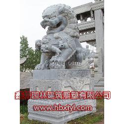 鑫特【石雕獅子】制作精細(xì)，樣式新穎
