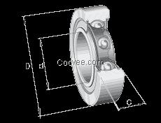 LR204-轴承LR202-2RSR轴承