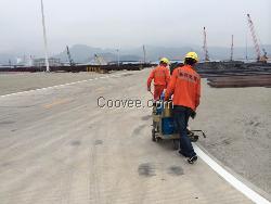 賠本供惠州道路劃線單立柱加停車場劃線立柱