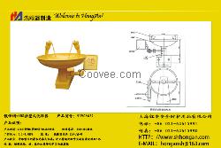 镀锌钢壁挂式洗眼器浸塑