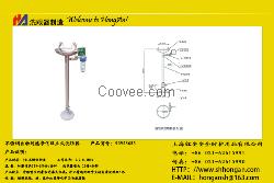 供应不锈钢+ABS自动过滤净化级立式洗眼器