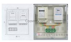 一刀一漏塑料透明电表箱