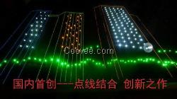 LED 玻璃  幕墙背景  投影仪