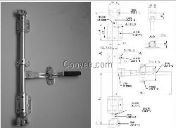 集装箱锁具冷藏车厢锁具