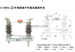 低价供应GW4-126系列高压隔离开关