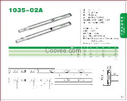 厂家直销1035-02A二节中型导轨/中