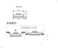 東創(chuàng)音頻-3UNM天花喇叭