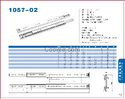 厂家定制1057-02三节重型导轨/重型