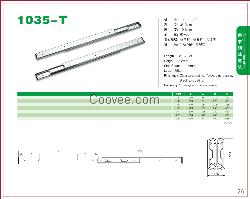 1035-T二节中型导轨/二节中型滑轨大