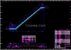 DJⅡ型大倾角带式输送机CAD图纸