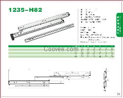 厂家1235-H82二节中型导轨/二节中