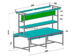 惠州流水线工作台平板线工作台铝材工作台