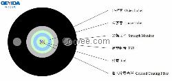 浙江室外中心管式鎧裝光纜GYXTW-4B