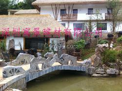 廣西桂林神農水世界采用寓景仿真茅草瓦