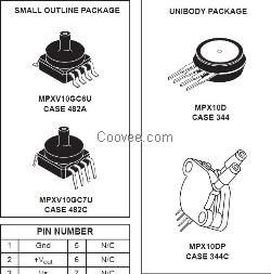 MPX10DP 飞思卡尔压力传感器