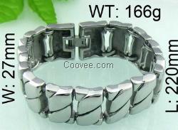 佳木斯男士鈦鋼手鏈，卡輪為您服務