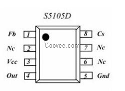 日光灯，筒灯S5105D驱动IC