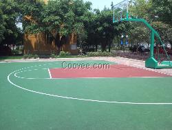 上海塑膠籃球場圖片
