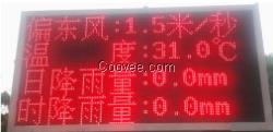 天氣預報LED顯示屏