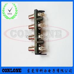 BNC1*4PORT带开关视频专用连接器