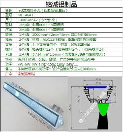 24W大功率LED洗墙灯灯具外壳