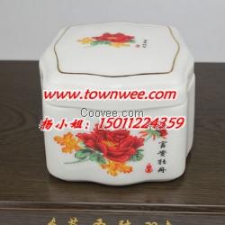 青花瓷茶葉罐，陶瓷定做，陶瓷茶具，陶瓷擺