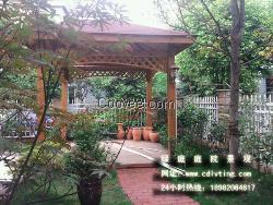 成都茶樓會所設計施工，成都小區景觀綠化