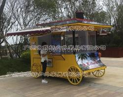 兒童公園卡通售貨車廠家 步行街精美售賣(mài)車