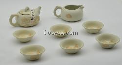 元明瓷業(yè)公司汝窯茶具禮品，合格的汝窯茶具