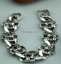 嘉興男士鈦鋼手鏈，卡輪為您服務