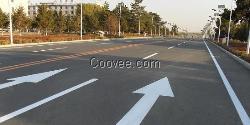 陽江市公路局道路劃標(biāo)線涂料施工點(diǎn)