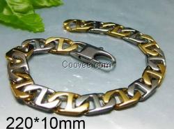 龍巖鈦鋼男士手鏈，卡輪為您服務