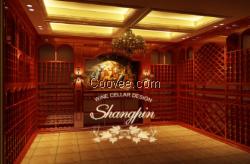 開封實木酒窖酒架設計定制化公司