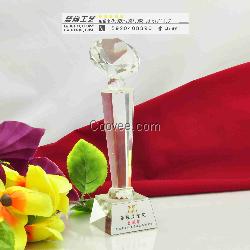 汕尾水晶獎杯定做