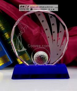 清遠(yuǎn)高爾夫水晶獎(jiǎng)杯定做
