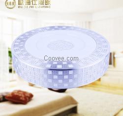 湖南鏤空方格圓形吸頂燈，博貿照明為你服務