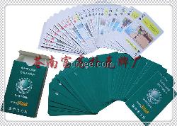 谷城定制廣告撲克 公司紀念印圖案撲克雙面