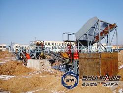 青海湟中河、鵝卵石生產線