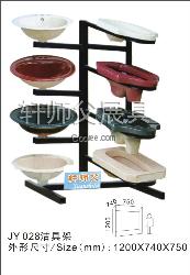 蹲便器样品陈列架陶瓷盆洁具卫浴产品展示架