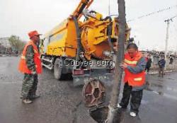 河北唐山市管道疏通 高压车清洗 环保抽粪