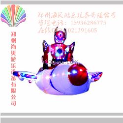 爆款熱賣龍口彩燈玩具充氣電瓶車