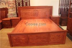 東陽(yáng)紅木明清古典家具非洲花梨木大床批發(fā)價(jià)