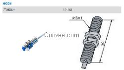 霍尔开关HG08B-10-NO-N