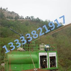 护坡绿化客土喷播机,大流量草籽种植机