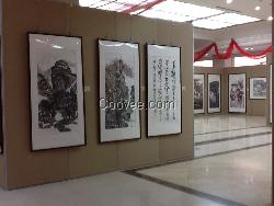 玉辉嘉艺供应八棱柱展板无缝挂画展板