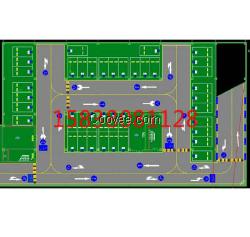 濮阳停车场划线,地下停车场划线施工/报价