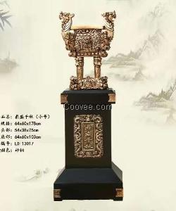 西安特色礼品秦始皇兵马俑 铜车马摆件定制